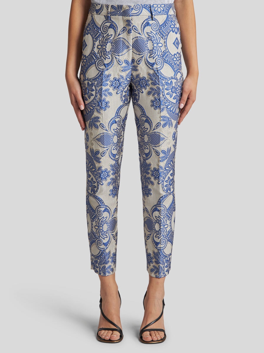 【ETRO】ジャカード レース シガレット パンツ ジャカード レース シガレットパンツ | エトロ