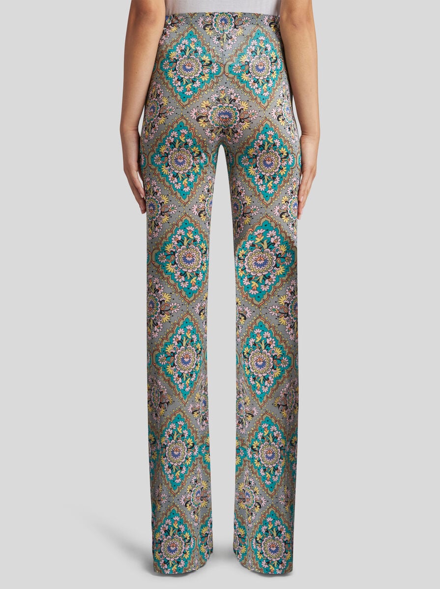 【送料&関税込】Etro Flare Pants ETRO Jacquard-knit flared pants | NET-A-PORTER
