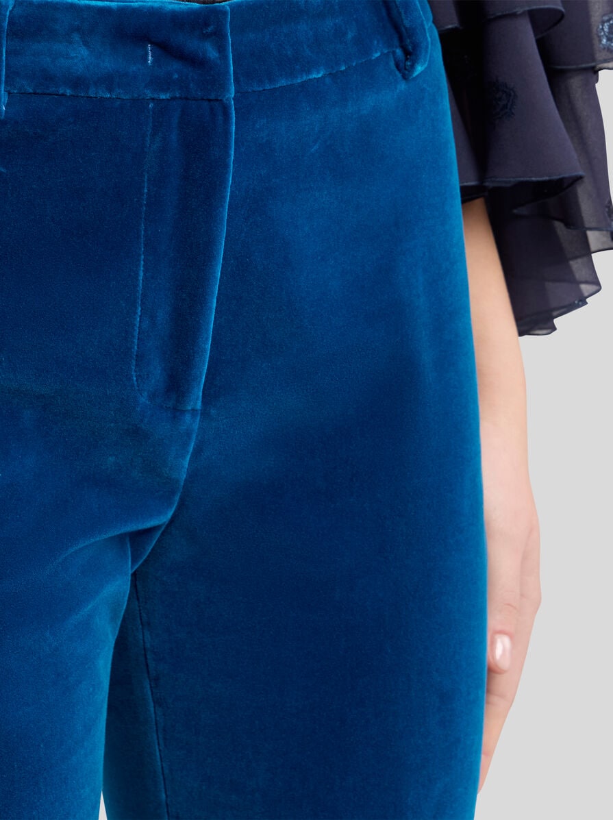 【送料&関税込】Etro Velvet Trousers Etro Velvet pants with side stripes | Men's Clothing | Vitkac
