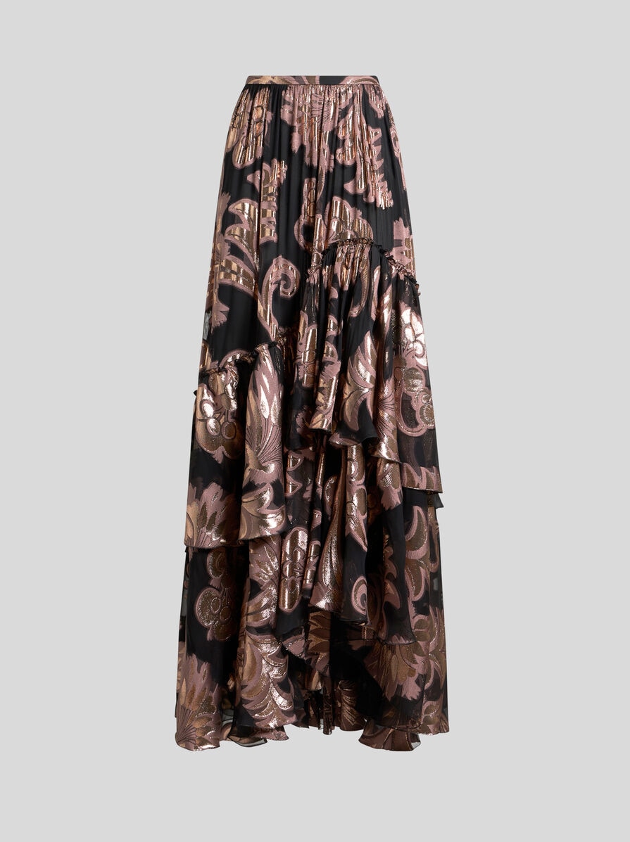 人気アイテム♪【ETRO】エトロ ジャカード マキシスカート カットジャカード マキシスカート | エトロ