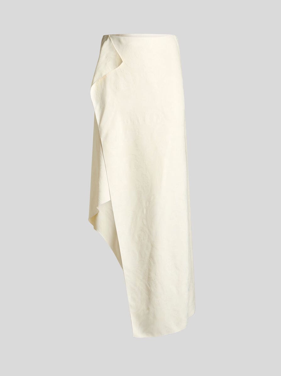 ASYMMETRIC PAISLEY JACQUARD SKIRT | Skirts | ETRO