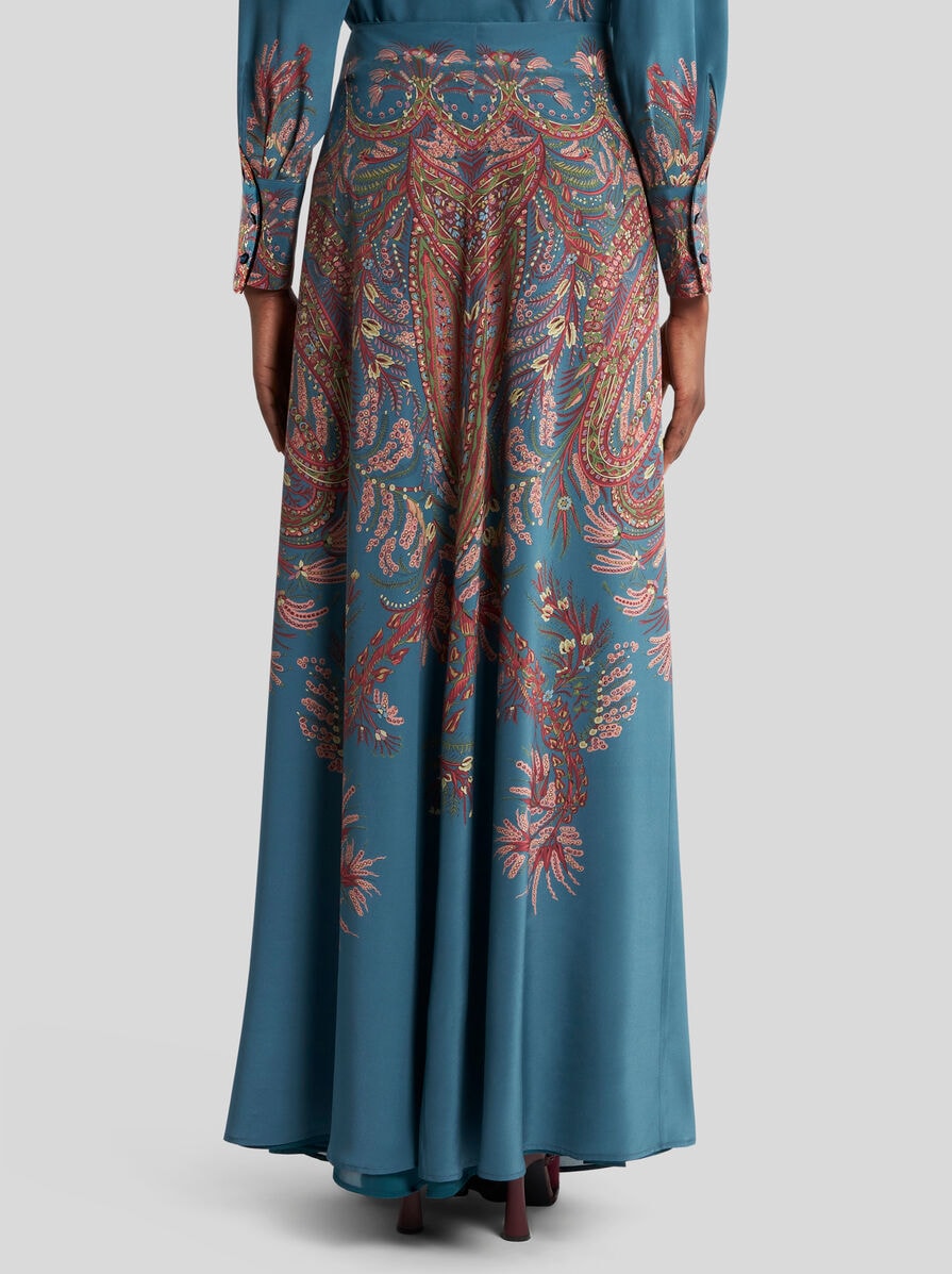 スカート ETRO Woman Skirt Blue WRFA004099TTB54 B0711 Etro Outlet: Skirt woman - Blue | Etro skirt WRFA004099TTB54