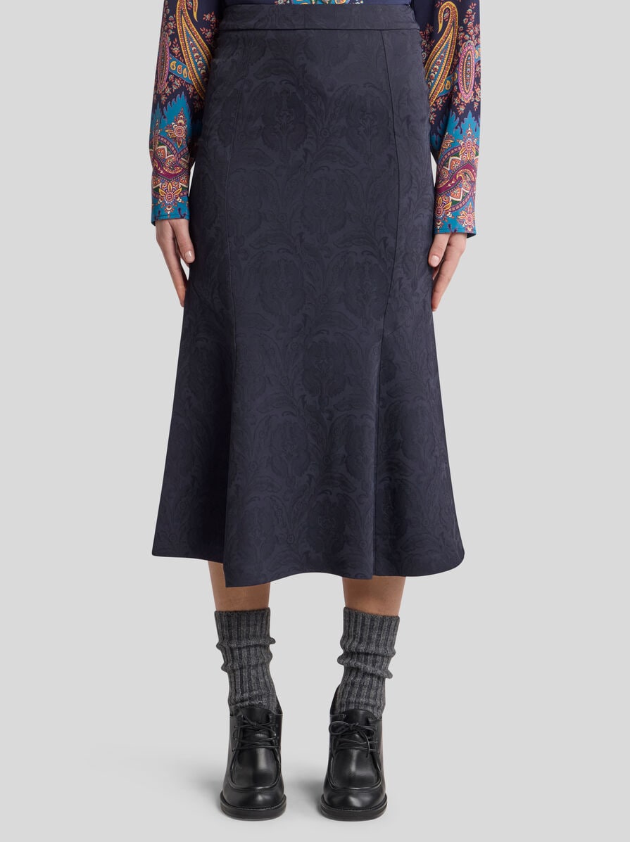 人気アイテム♪【ETRO】エトロ ジャカード マキシスカート ☆完売必至☆】ETRO ☆ カットジャカード マキシスカート (ETRO