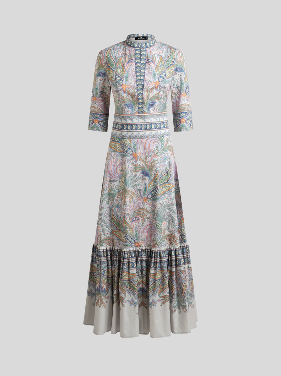 ワンピース ETRO Flounced cotton dress Beige Flounced cotton dress ETRO - Nugnes1920