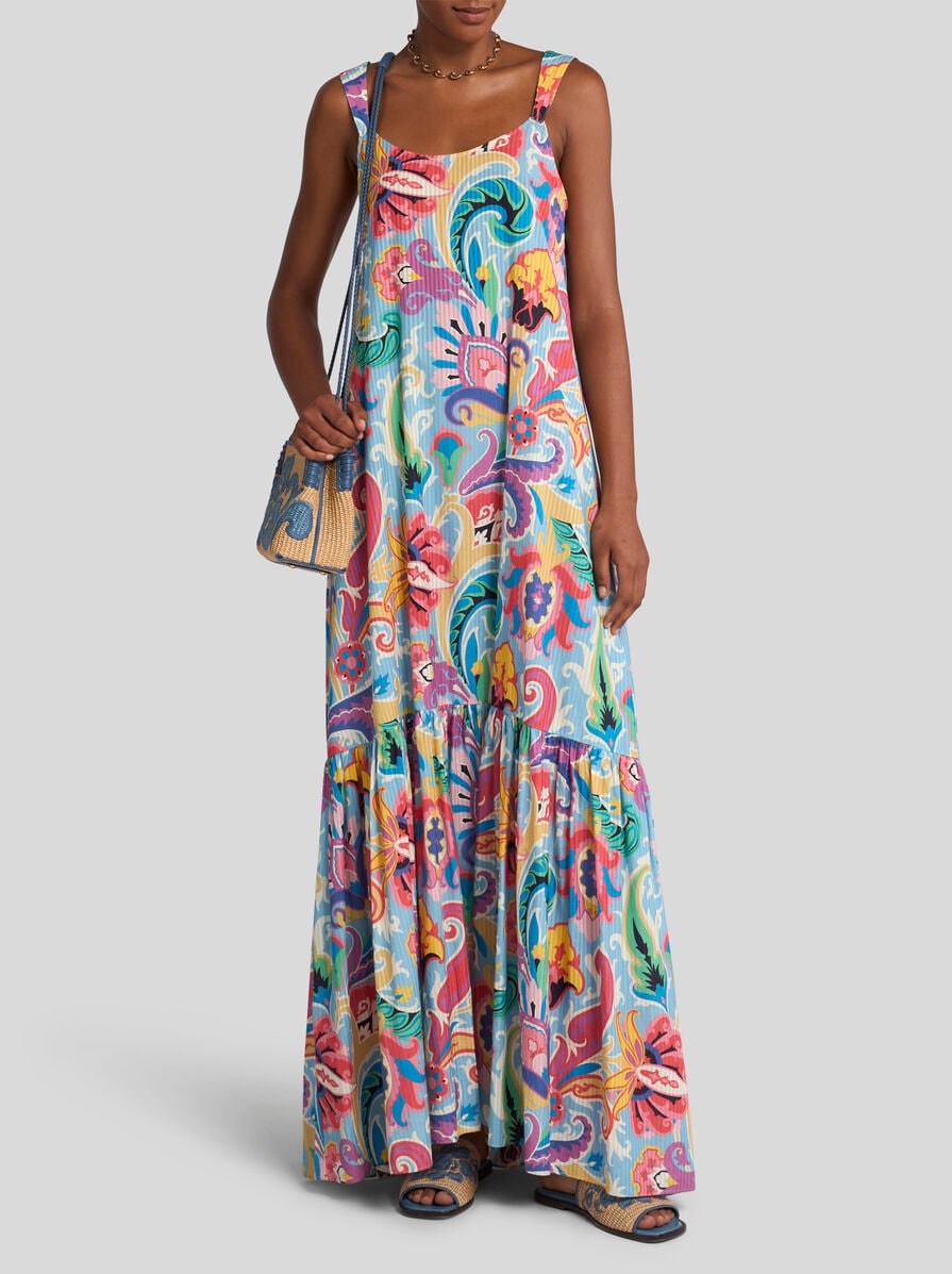 【送料&関税込】Etro Flounced Cotton Dress Etro Flounced Cotton Dress | italist