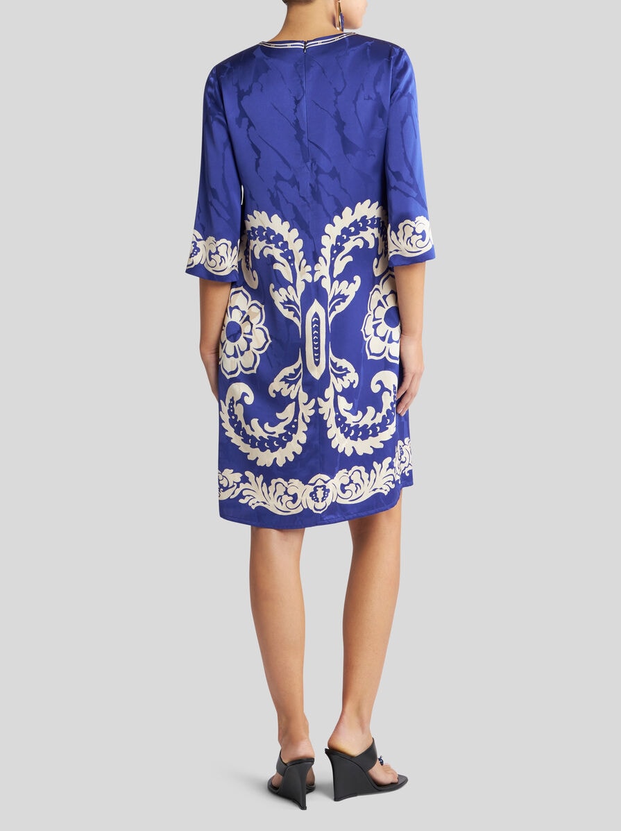 ETRO お洒落 フローラルジャカード チュニックドレス フローラルジャカード チュニックドレス | エトロ
