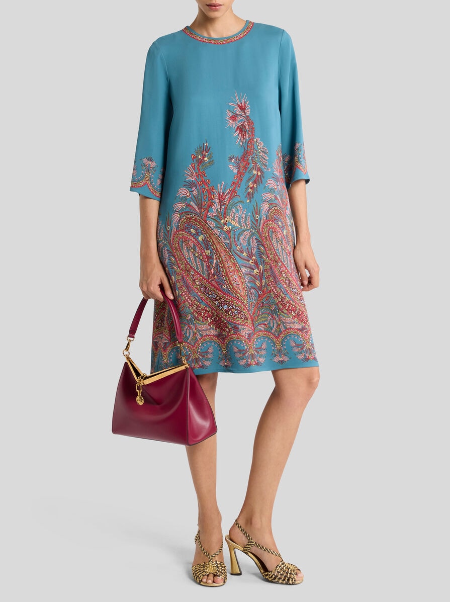 【お呼ばれにも♪】ETRO / プリントキャディ チュニックドレス エンジニアードプリント キャディ チュニックドレス | エトロ