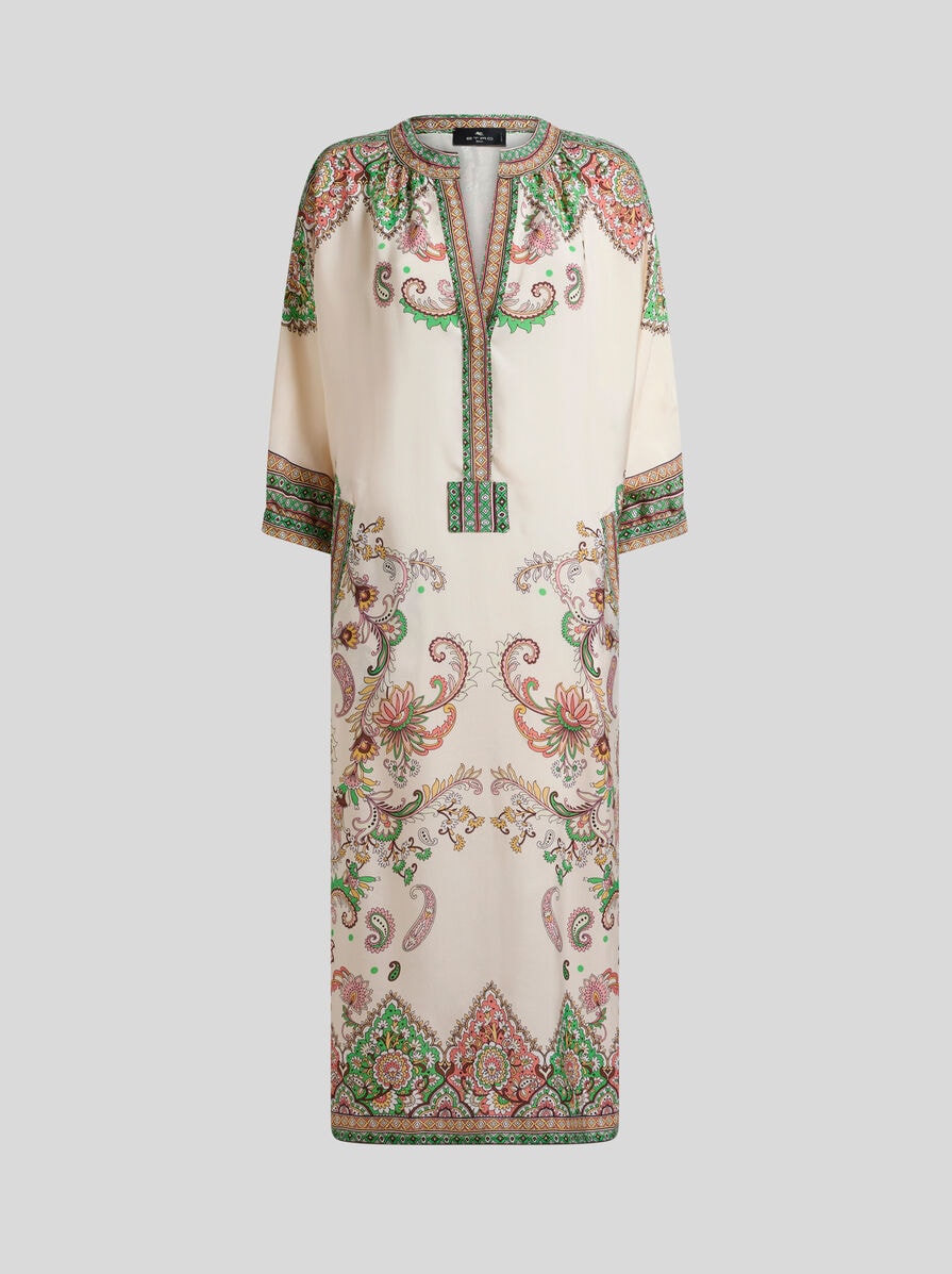 ワンピース Etro Abito Midi Stampato Etro Padded Midi Dress - Etsy