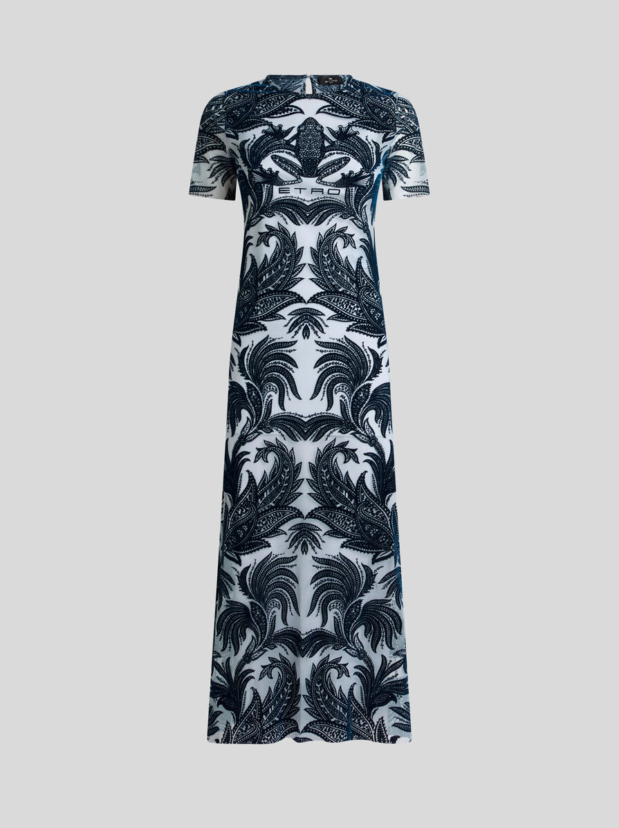 【シンプルモダン】ETRO / フロックチュール シースドレス フロック チュール シースドレス | エトロ