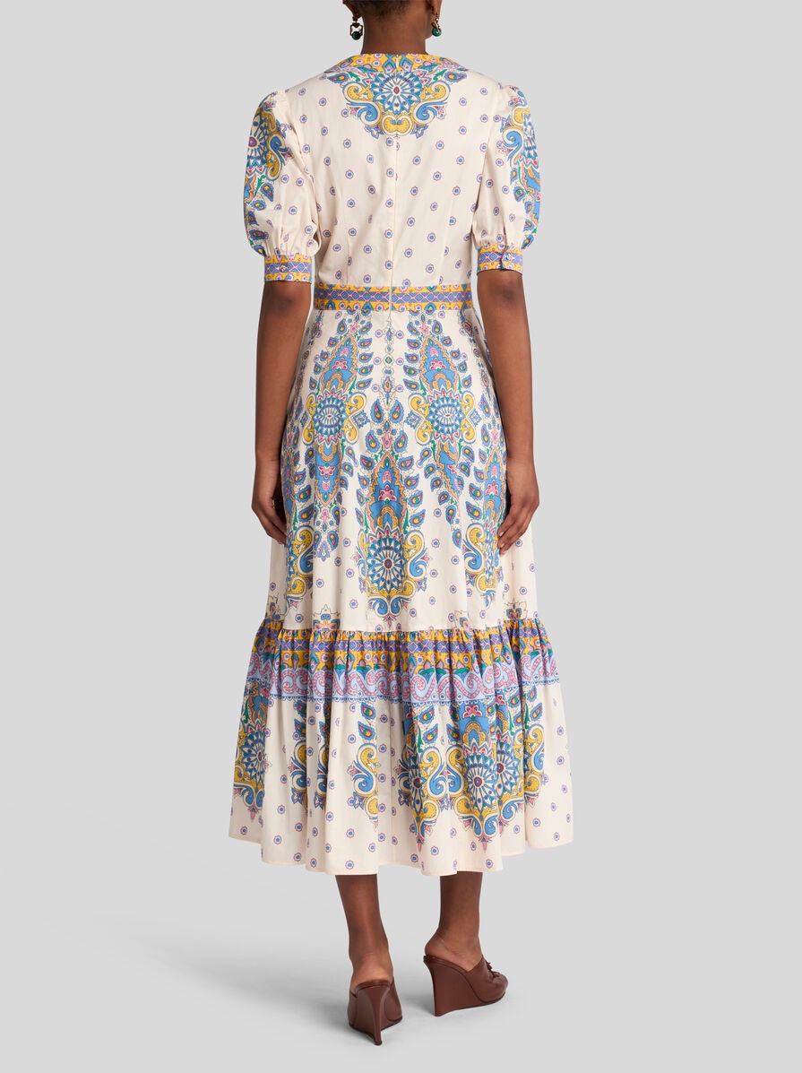 ワンピース ETRO Woman Dress Beige WRHA017299SP5B1 X0800 PRINTED COTTON MIDI DRESS | Dresses | ETRO