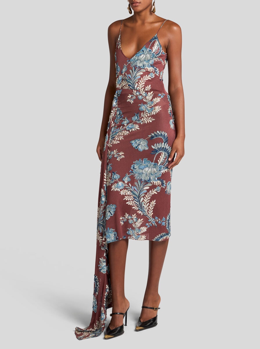 ワンピース ETRO SHINY JERSEY SLEEVELESS DRESS PRINTED JERSEY DRESS | Dresses | ETRO