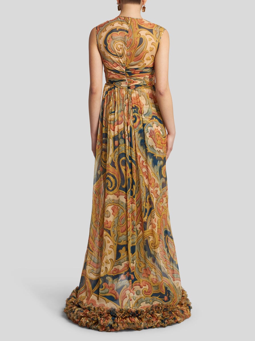 ワンピース ETRO Woman Dress Beige WRHA025399SP5C0 X0802 Giada Off-Shoulder Dress | Marciano