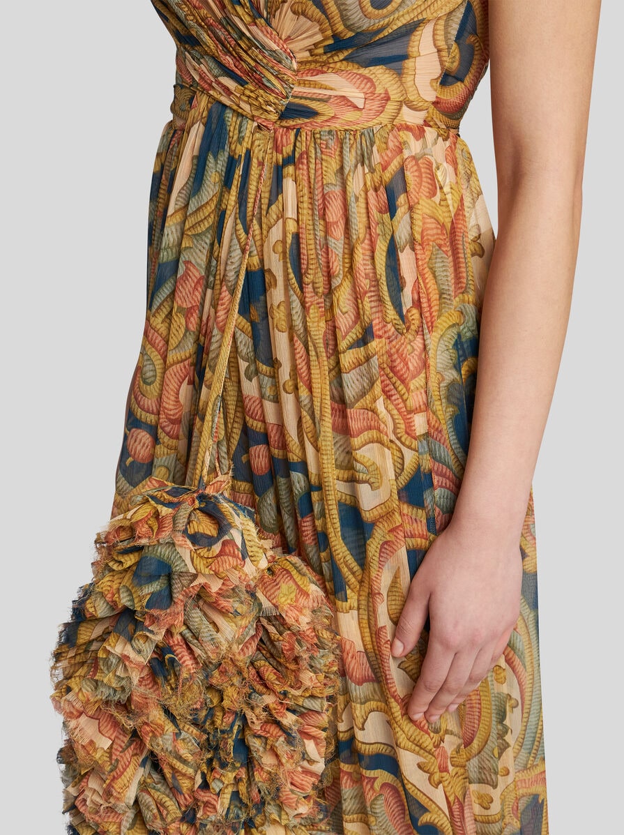 ワンピース ETRO Woman Dress Beige WRHA025399SP5C0 X0802 Giada Off-Shoulder Dress | Marciano