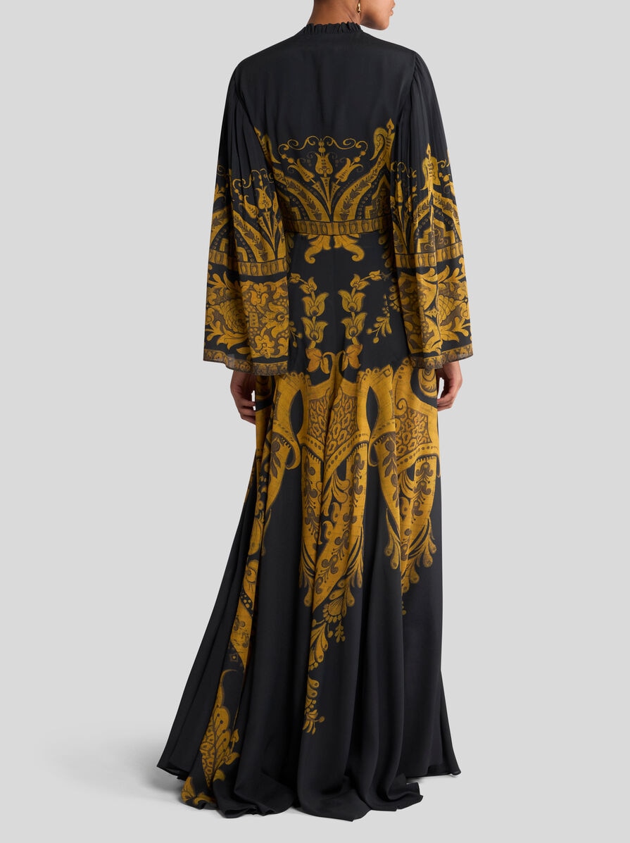 【ETRO】エトロの装飾プリントオンブレドレス PRINTED DRESS