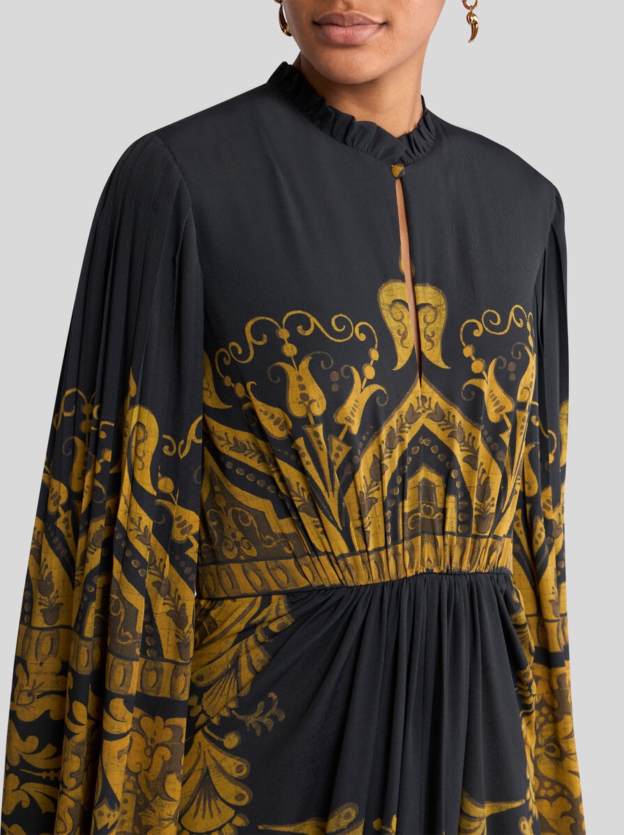 【ETRO】エトロの装飾プリントオンブレドレス PRINTED DRESS