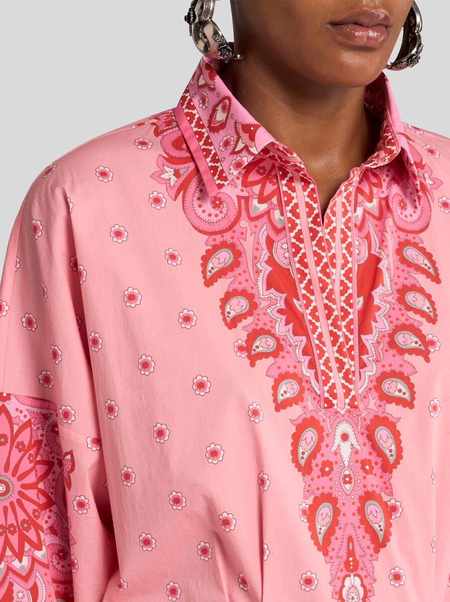 【ETRO】プリント ストレッチ コットン ワンピース プリント ストレッチ コットン ワンピース | エトロ