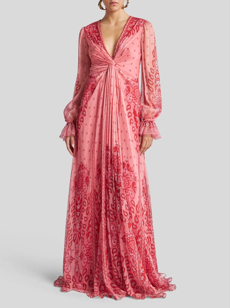 ワンピース ETRO LONG SILK DRESS LONG PRINTED SILK DRESS | Dresses | ETRO