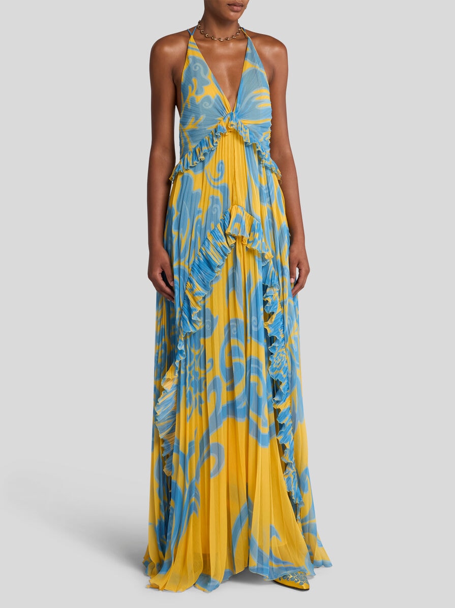 パーティードレス ETRO WRHA0418.99SADF4 Dresses ETRO ペイズリー ドレス | レッド | FARFETCH JP