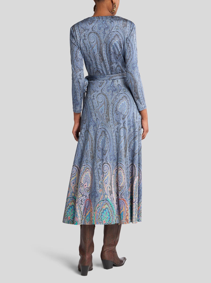 ETRO ペイズリー ラップアラウンド ドレス ワンピース ペイズリー ラップアラウンド ワンピース | エトロ
