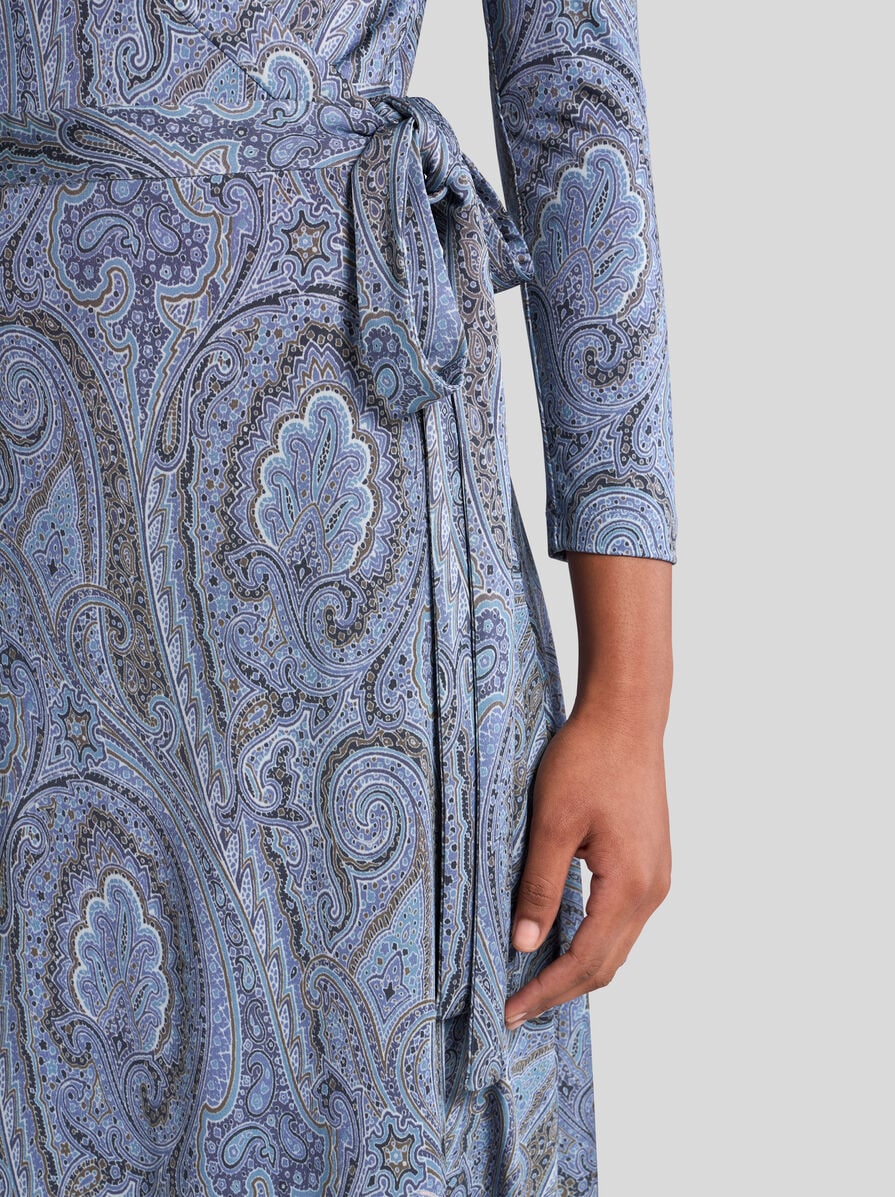 ETRO ペイズリー ラップアラウンド ドレス ワンピース ペイズリー ラップアラウンド ワンピース | エトロ