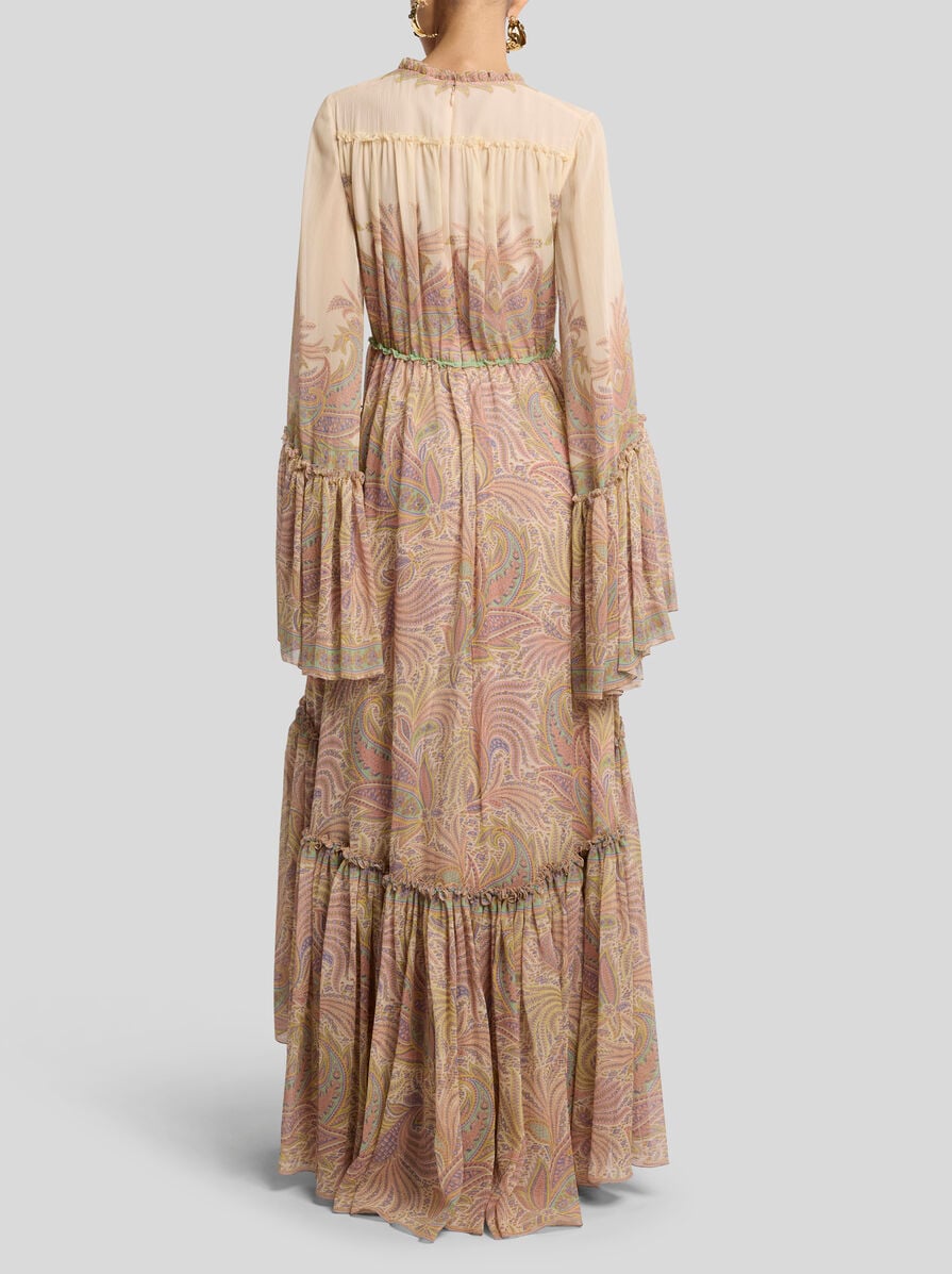 LONG PRINTED SILK DRESS | Dresses | ETRO
