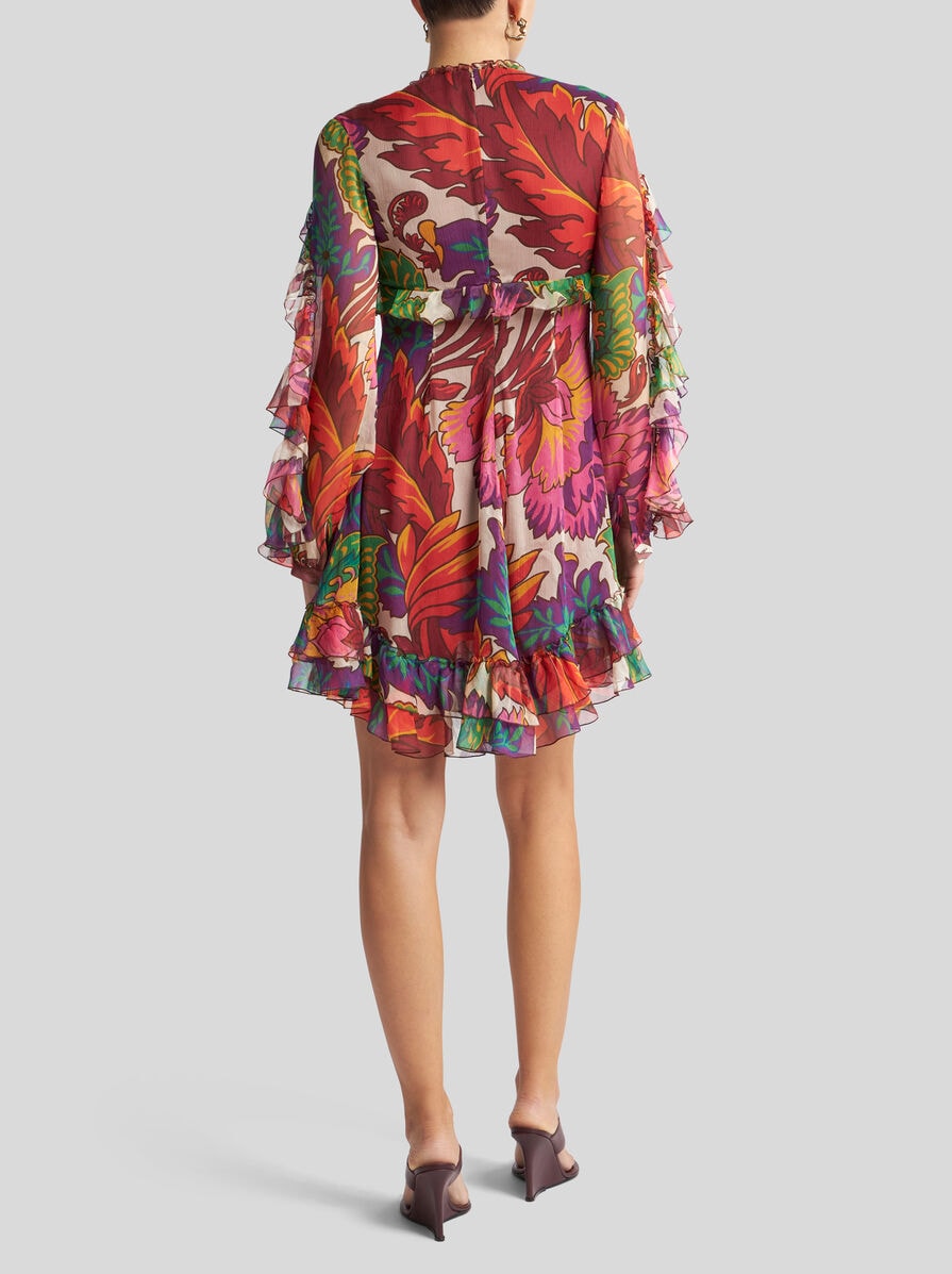 MINI DRESS WITH MAXI FLORAL PRINT | Dresses | ETRO