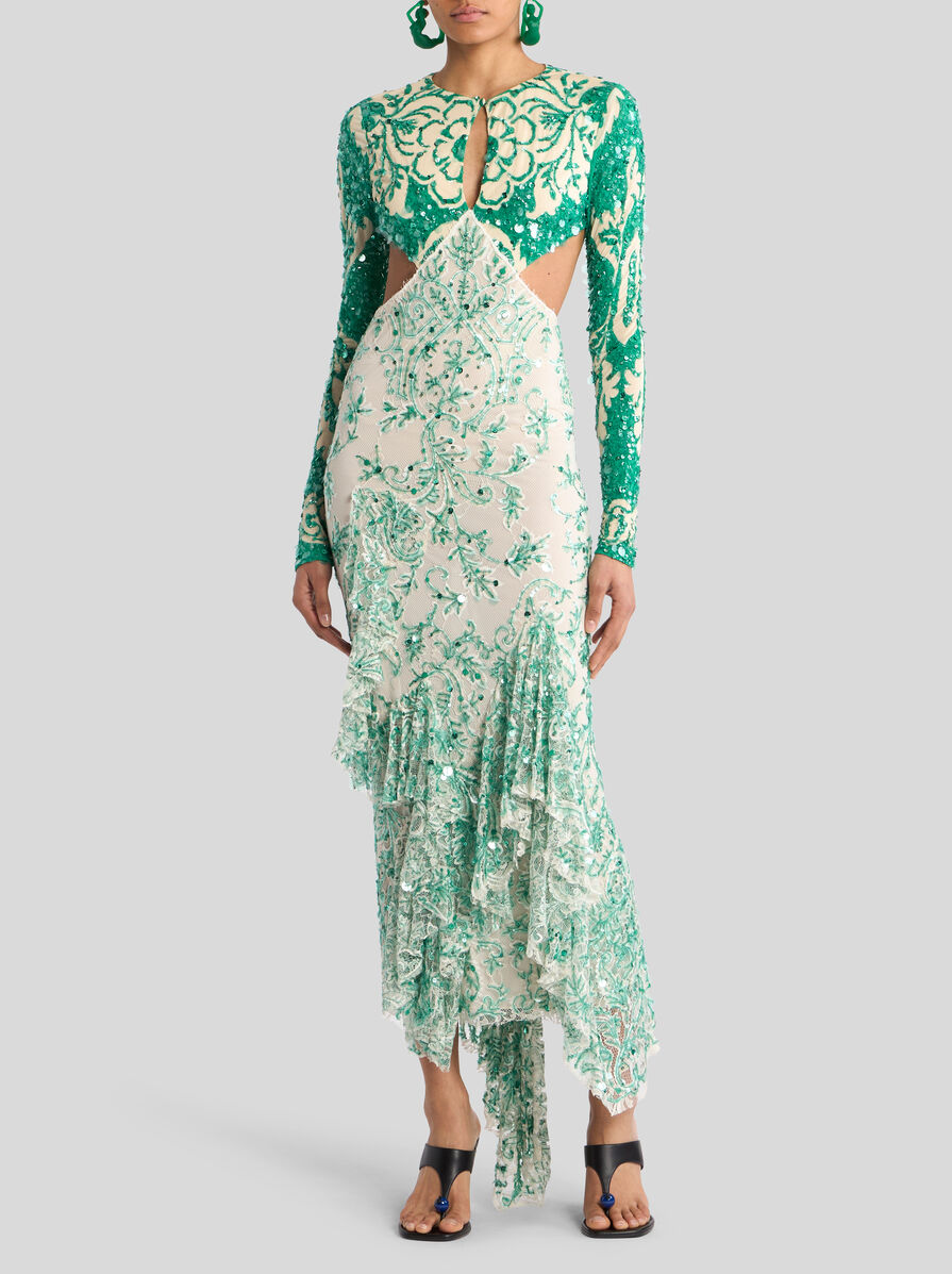 MIDI DRESS WITH SEQUIN EMBROIDERY | Dresses | ETRO