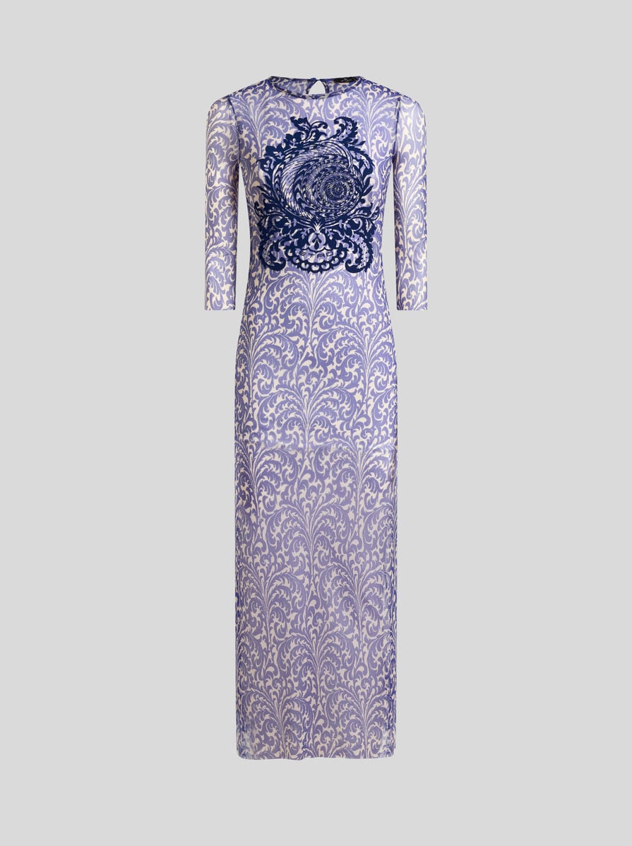 【ETRO】シェルプリント チュールドレス シェルプリント チュール ドレス | エトロ