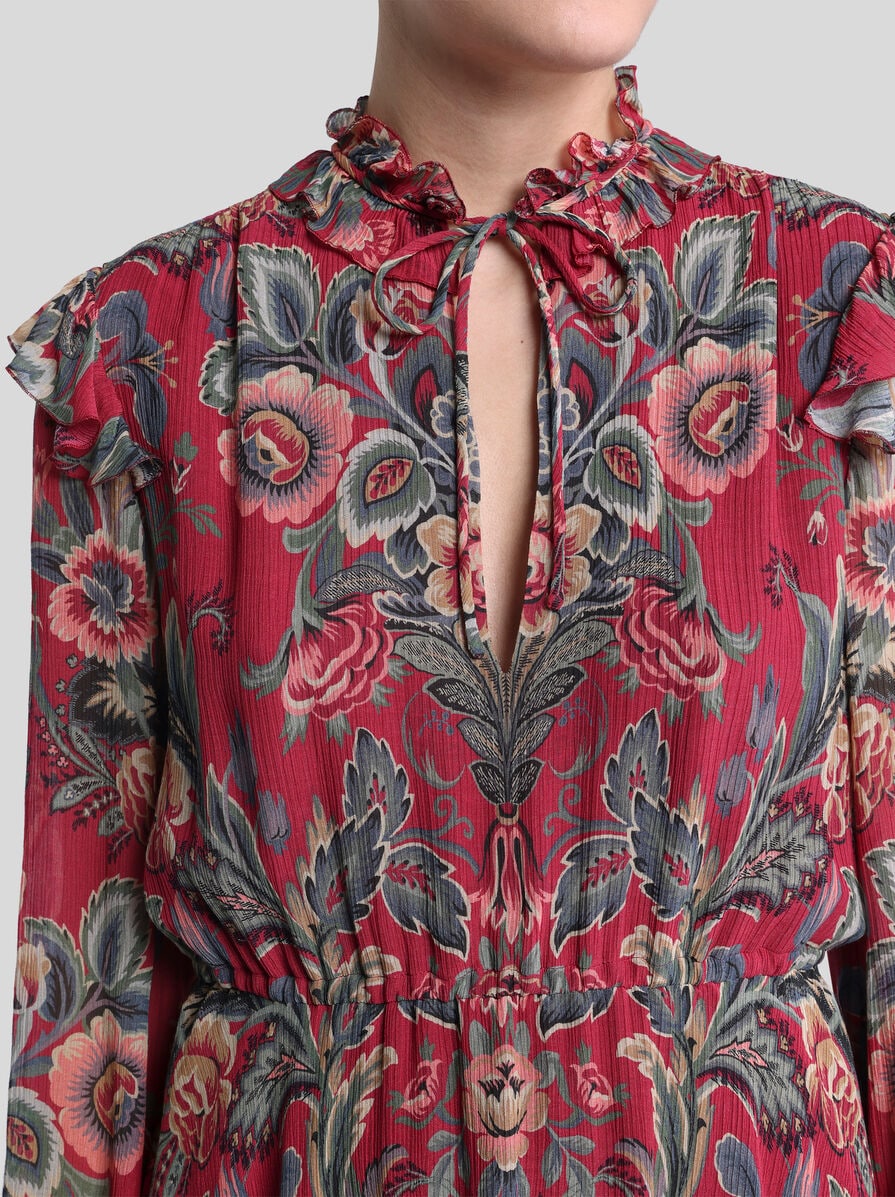 SILK-BLEND MINI DRESS WITH PRINT | Dresses | ETRO