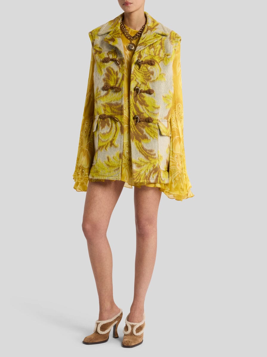 ETRO フラワープリント シルクドレス ライトブルー ETRO フラワープリント シルクドレス ライトブルー (ETRO