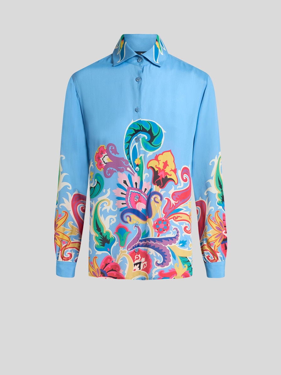 SHIRT WITH FLORAL PRINT | Shirts | ETRO