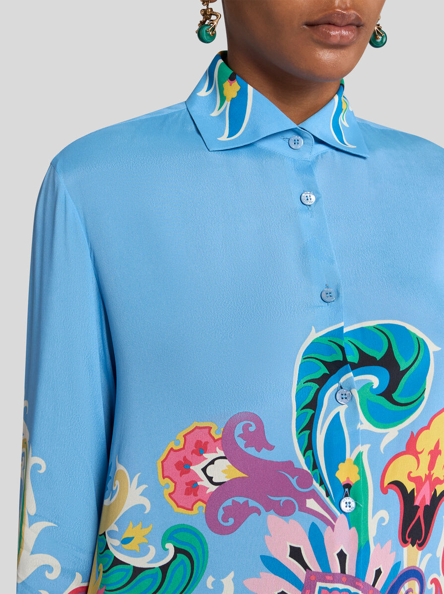 SHIRT WITH FLORAL PRINT | Shirts | ETRO