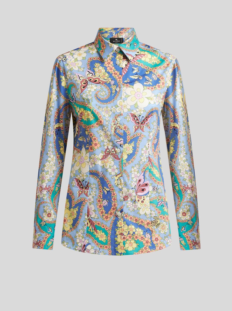 SLIM-FIT PAISLEY SHIRT | Shirts and Blouses | ETRO