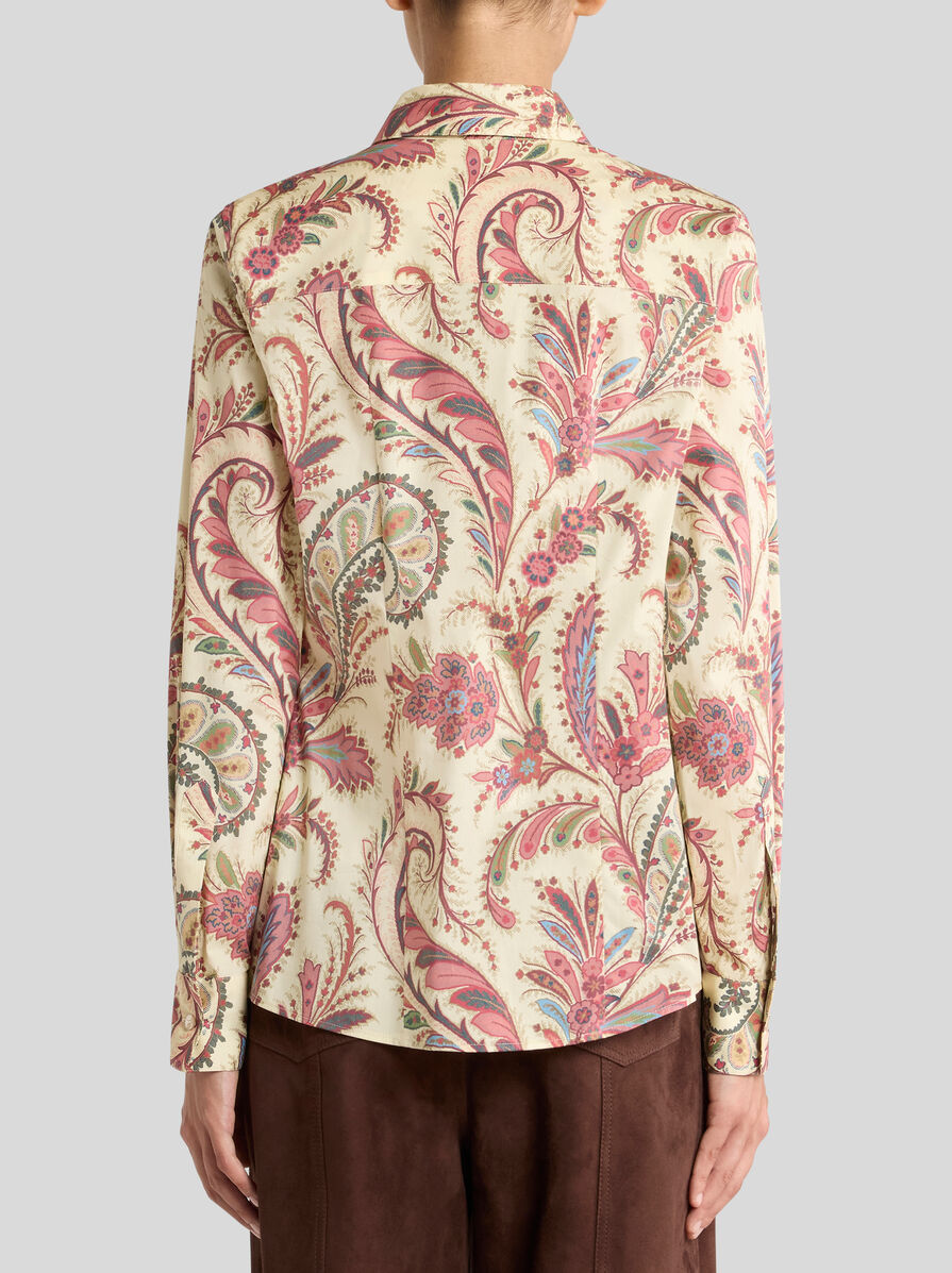 PRINTED POPLIN SHIRT