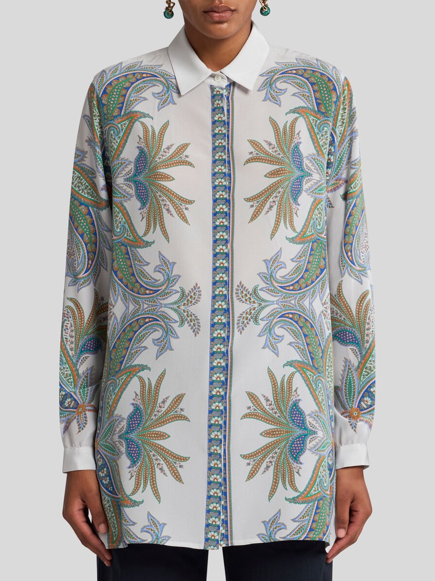 ETRO シルク 長袖シャツ 楽天市場】ETRO シャツ（素材（生地・毛糸）シルク）（トップス