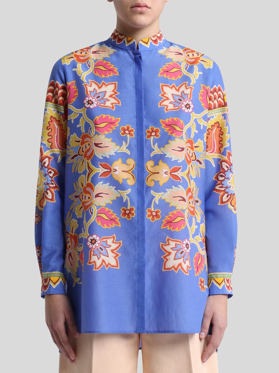 Tシャツ・カットソー ETRO SS24 COTTON POPLIN BLOUSE (WRIA0006_99TU5H6Y5250) Etro Top | italist