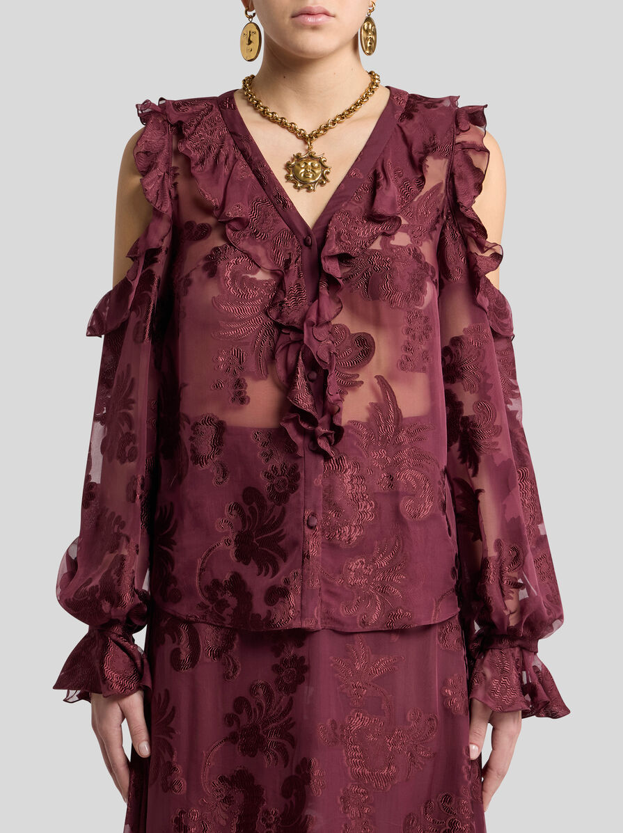 【★完売必至★】ETRO ☆ プリント チュール トップス プリントチュールトップス By：ETRO（エトロ） | dranb