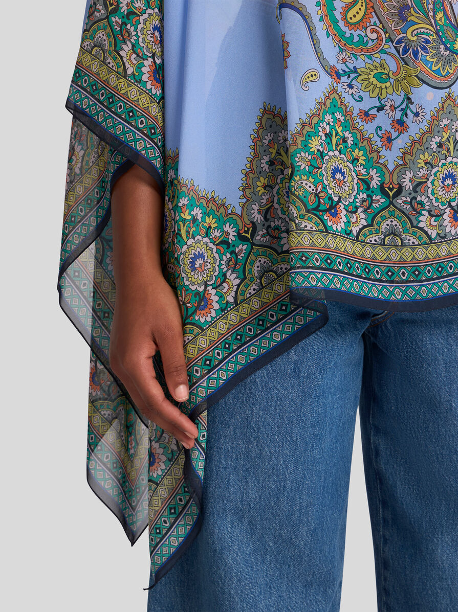 ETRO シルククロップトップス ETRO シルクサテン クロップドトップス プリント入り | NET-A-PORTER