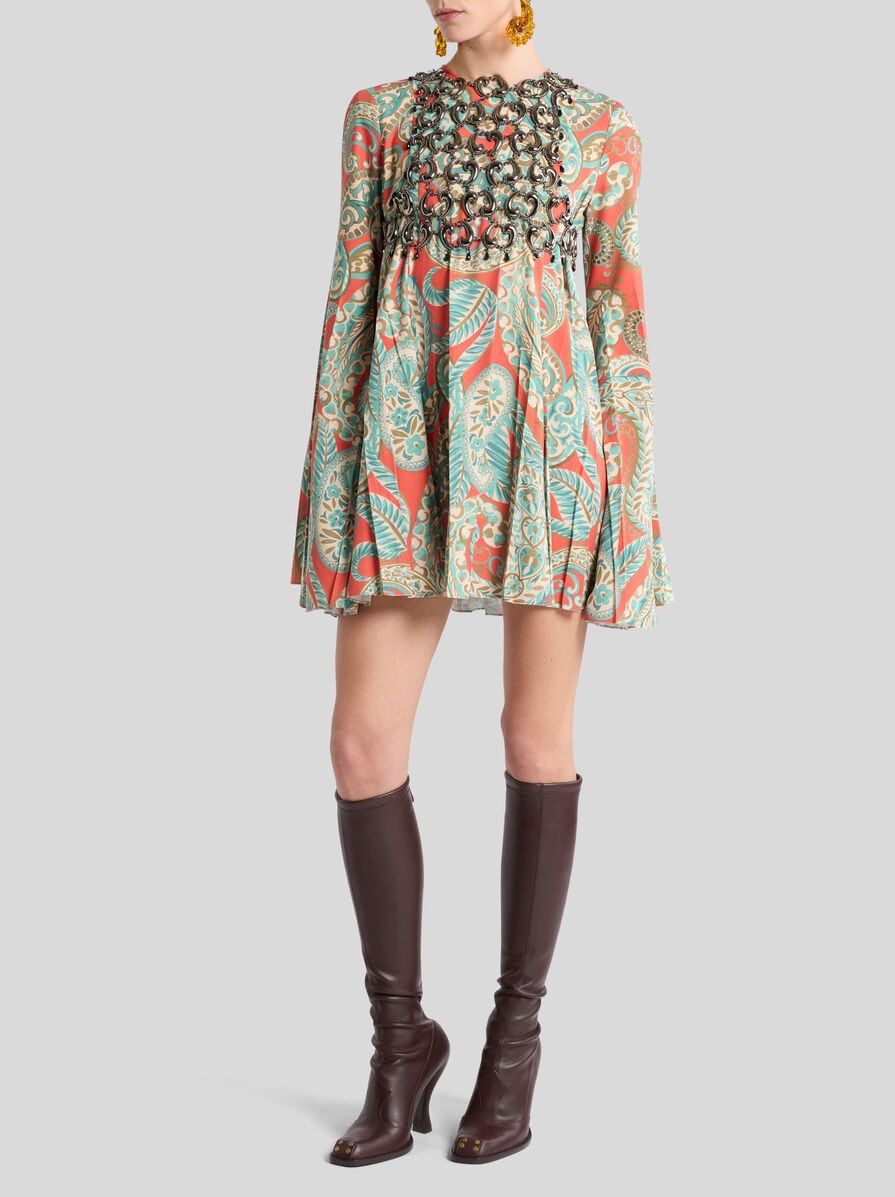 Etro ペイズリー柄 ラップドレス IT 48 Etro ペイズリー柄 ラップドレス IT 48