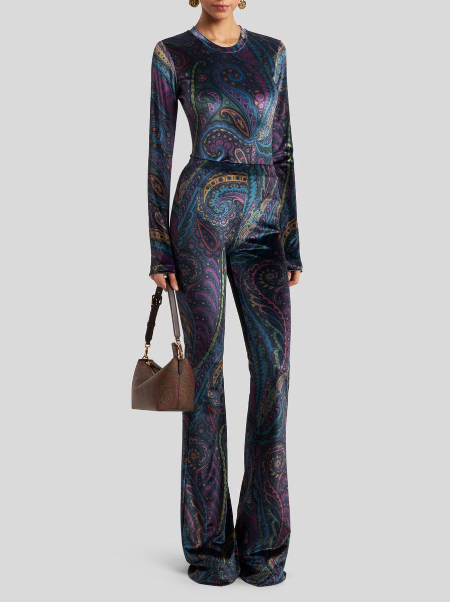ランウェイ ETRO ペイズリー プリント シェニール ドレス ランウェイ ETRO ペイズリー プリント シェニール ドレス