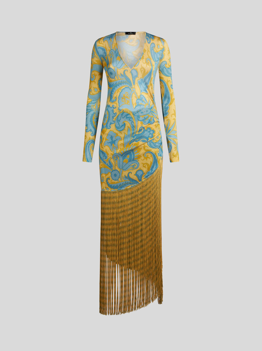 ワンピース ETRO FW25 Etro Midi Dress (WRHA0418 99SADF4 X0867) MIDI DRESS WITH PRINT | Dresses | ETRO