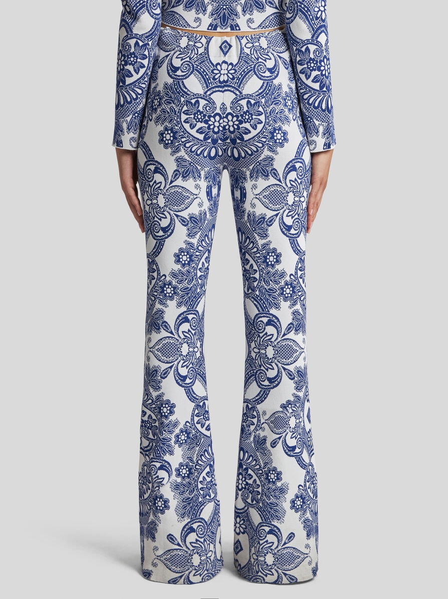 【ETRO】レースモチーフ ニット パンツ レースモチーフ ニット パンツ | エトロ