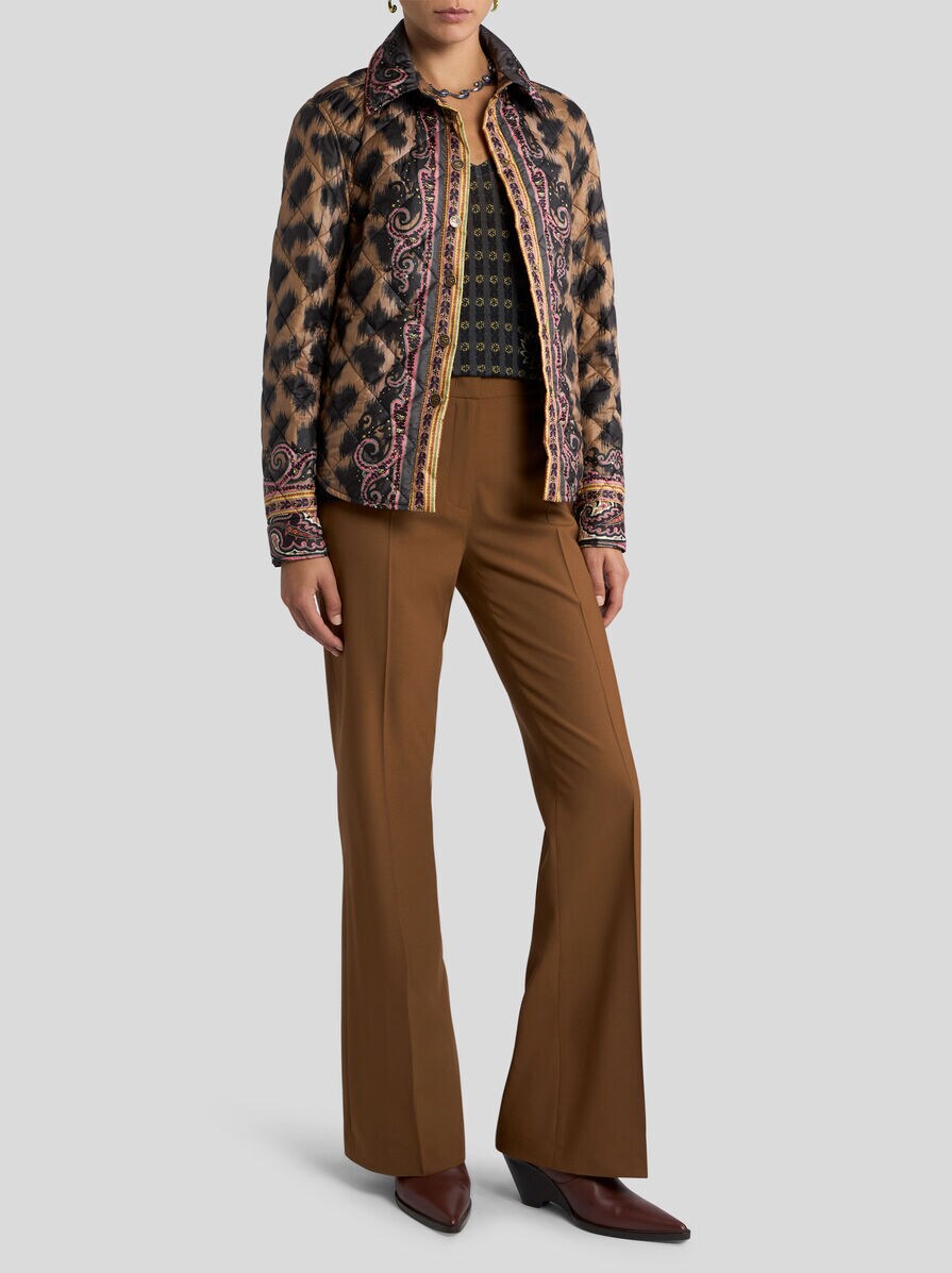 ETRO ペイズリー総柄 シルク カシミヤ ニット セーター 38 ETRO ペイズリー総柄 シルク カシミヤ ニット セーター 38 2025年最新