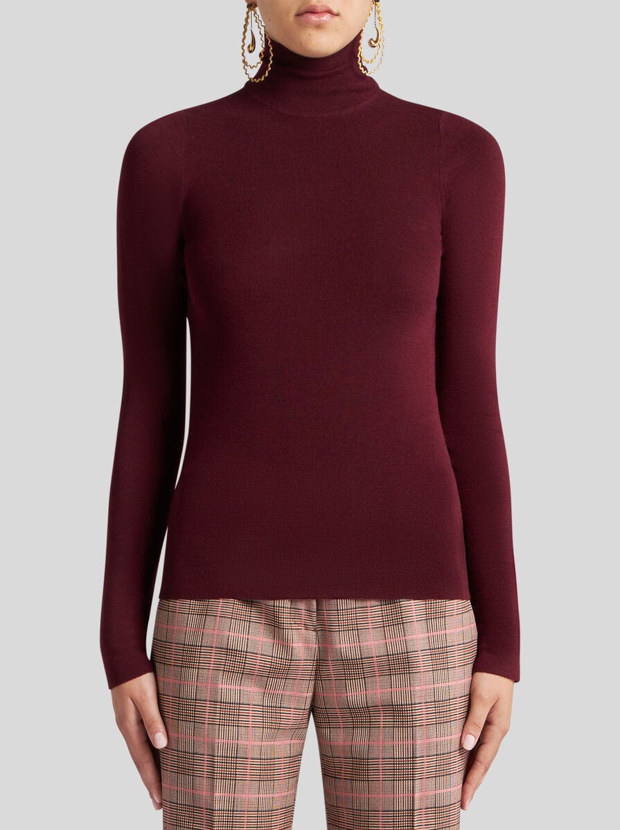 WOOL TURTLENECK SWEATER | Knitwear | ETRO
