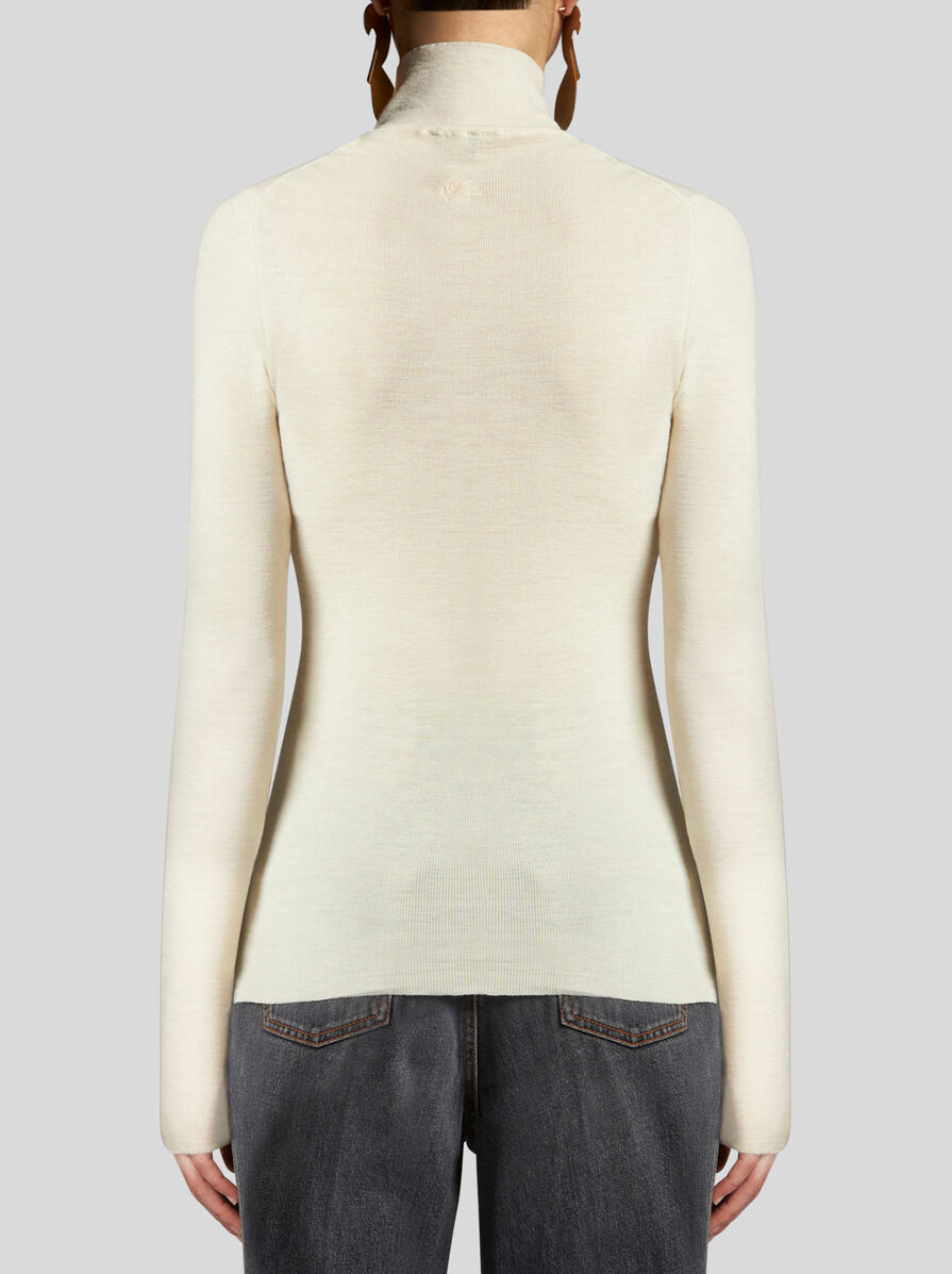 【送料&関税込】Etro Inlaid Jacquard Turtleneck Sweater Saks Fifth Avenue COLLECTION Cashmere Tiger Jacquard