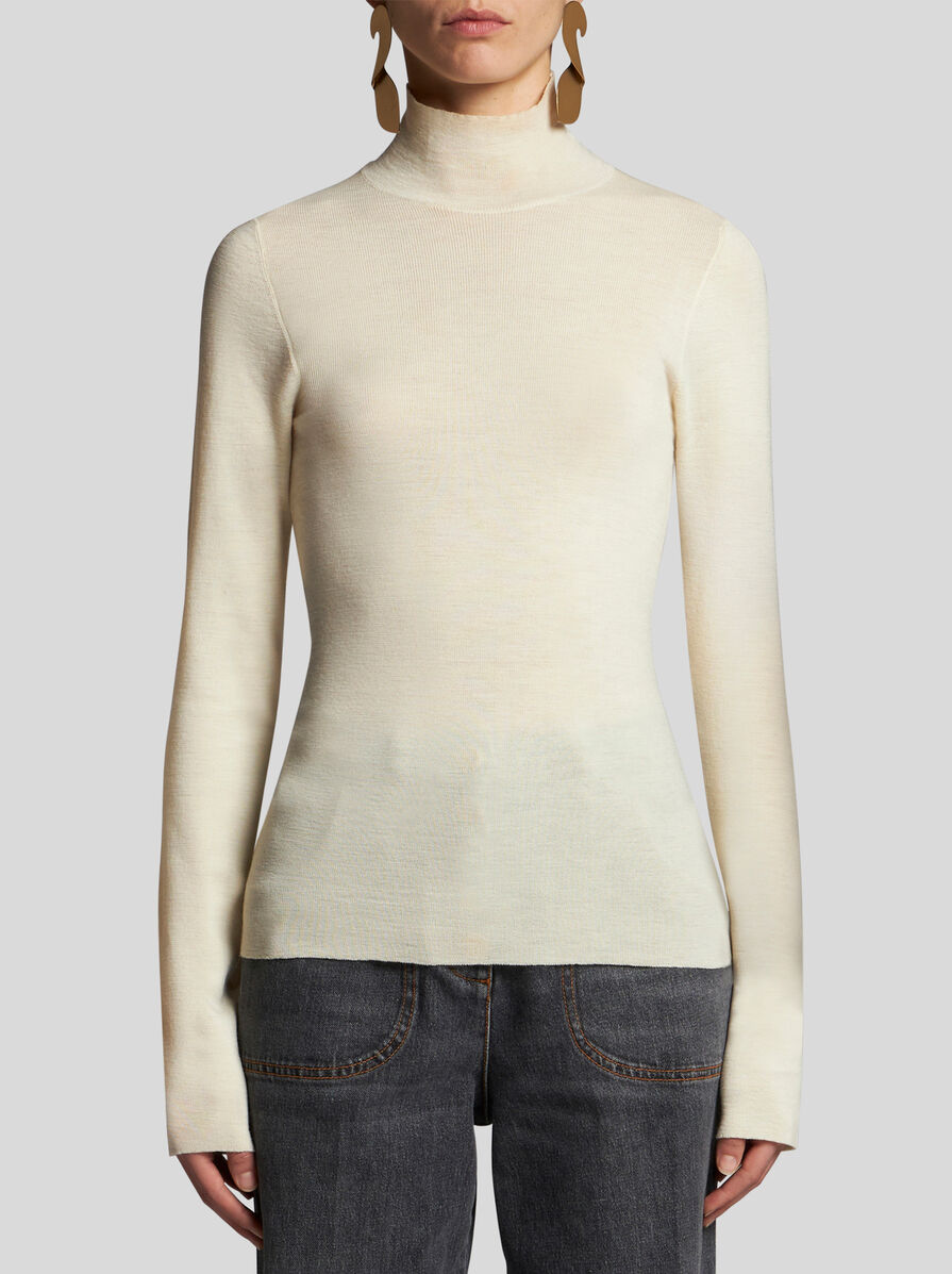WOOL TURTLENECK SWEATER | Knitwear | ETRO