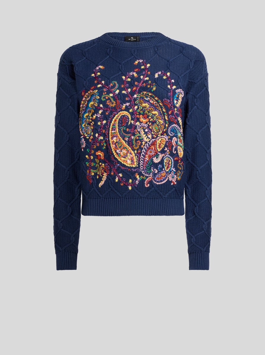ETRO エトロ ペイズリー 総柄 Vネック シルク ニット セーター ストレッチ カットソー サイズ 40 /ブルー系/エトロジャパン/イタリー製 エトロ シルク カシミヤ 総柄 ペイズリー柄 長袖ニット 薄手 48｜Yahoo