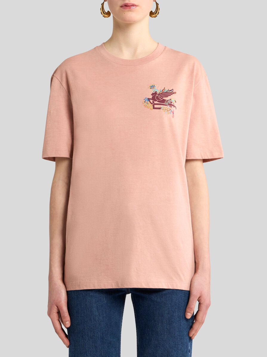 ETRO★ペガソ コットン Tシャツ 2色 関税込み ペガソ コットン Tシャツ | エトロ