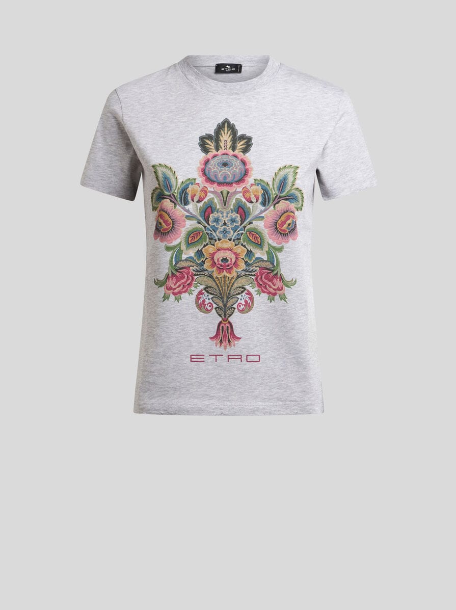 【ETRO】エンジニアード プリント コットン Tシャツ エンジニアードプリント コットン Tシャツ | エトロ