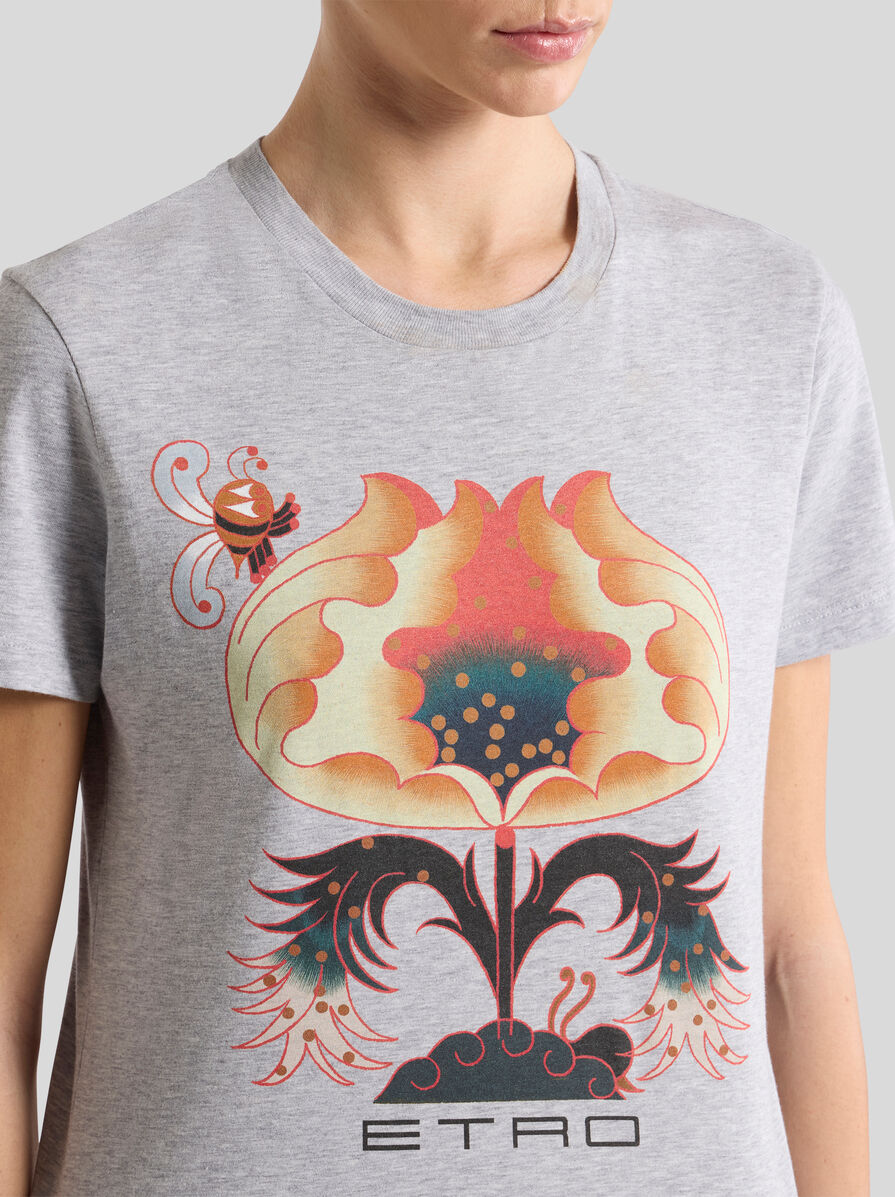 【送料&関税込】Etro T-shirt With Logo ETRO logo-print T-shirt | Blue | FARFETCH JO